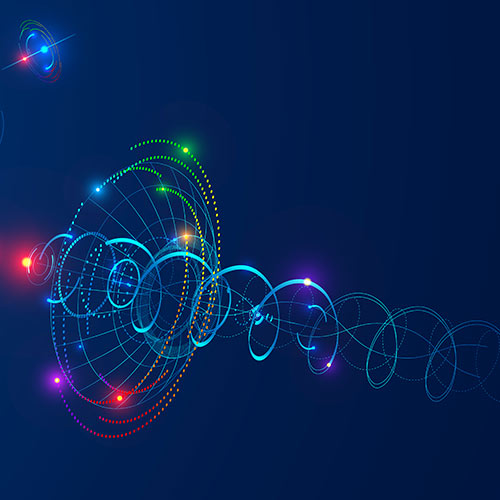 Colorful Space Squiggles