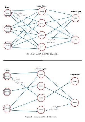 Figure 1: Neural Network Weights, Gradients and Pruning