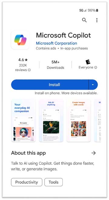 Copilot Phone App
