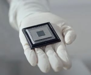 Figure 1: The Willow Quantum Computing Chip.