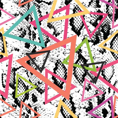 Ugly Neon Pattern Graphic