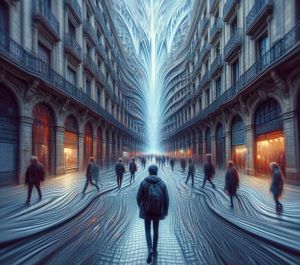 DALL-E's Take on 'AI hallucination.'