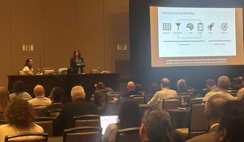 Ginger Grant presenting at Microsoft Fabric